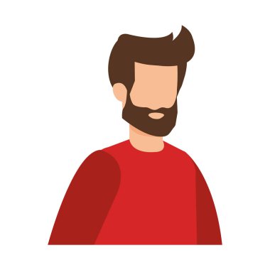Sakallı genç adam Avatar karakteri