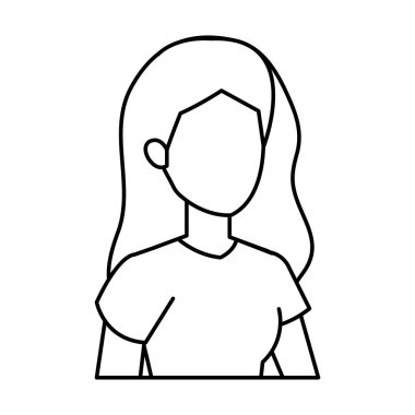 güzel ve genç kadın karakter