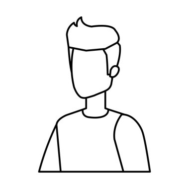 genç adam avatar karakter