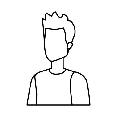 genç adam avatar karakter