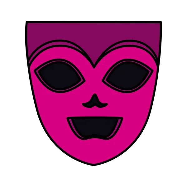 Divadelní a karnevalové masky — Stockový vektor