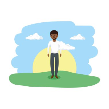 zarif işadamı peyzaj