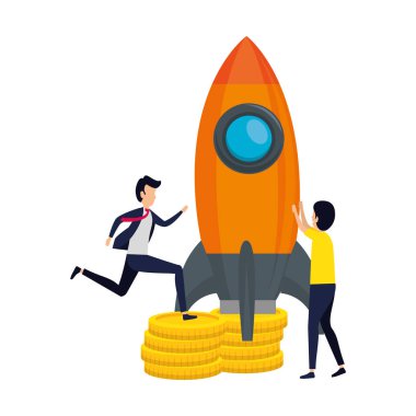 İşadamları avatarlar karakter grubu