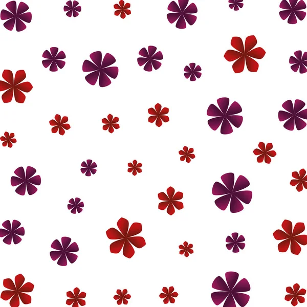 Hermoso flores patrón fondo — Vector de stock
