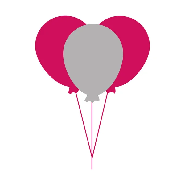 Δέσμη μπαλόνια διακόσμηση — Διανυσματικό Αρχείο