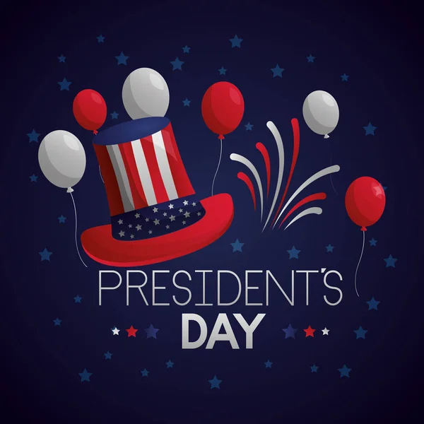 Happy Başkanlar Günü — Stok Vektör