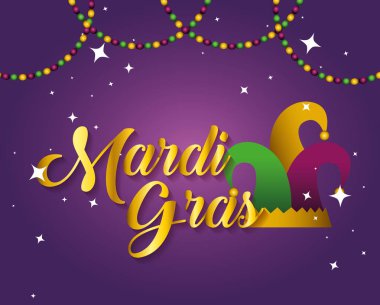 mardi gras parti şapka dekorasyon