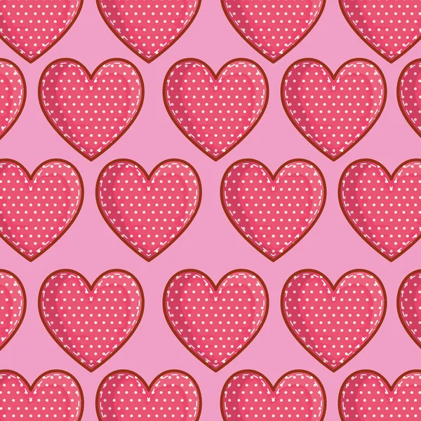 爱和激情背景的心脏象征 — 图库矢量图片