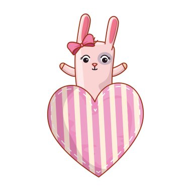 hediye kutusu ile sevimli tavşan mevcut