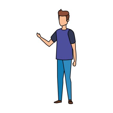 genç adam avatar karakter