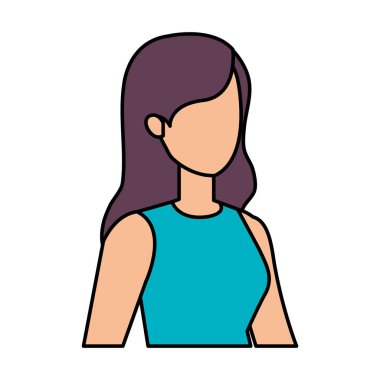 güzel ve genç kadın karakter