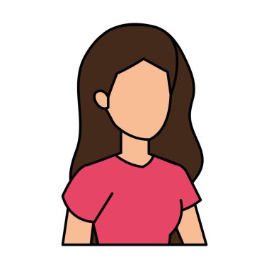 güzel ve genç kadın karakter