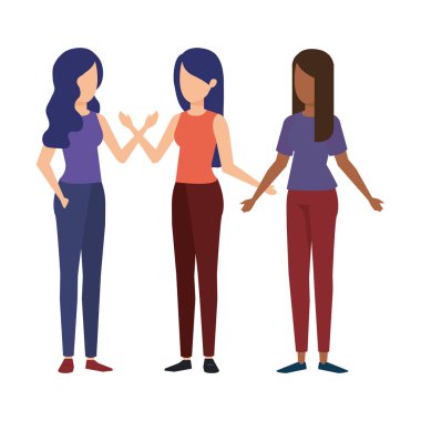 Kız Avatarlar karakter grubu