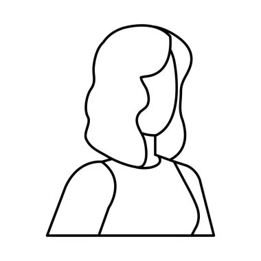 güzel ve genç kadın karakter