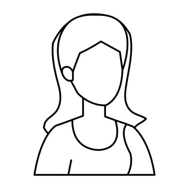 güzel ve genç kadın karakter