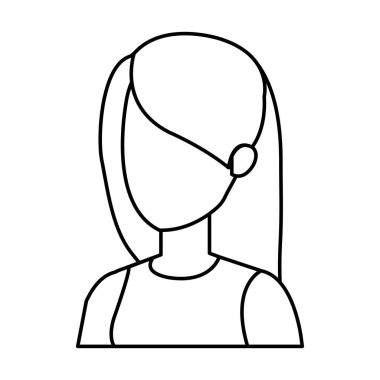 güzel ve genç kadın karakter