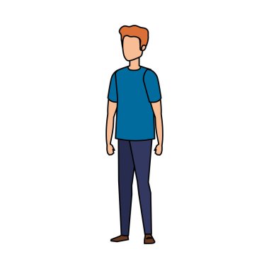 genç adam avatar karakter