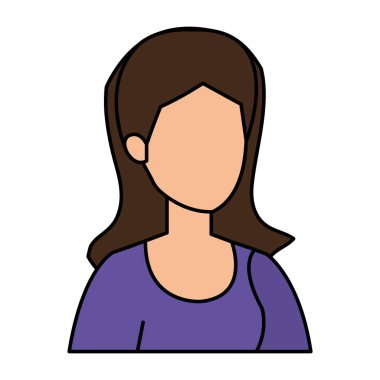 güzel ve genç kadın karakter