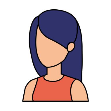 güzel ve genç kadın karakter