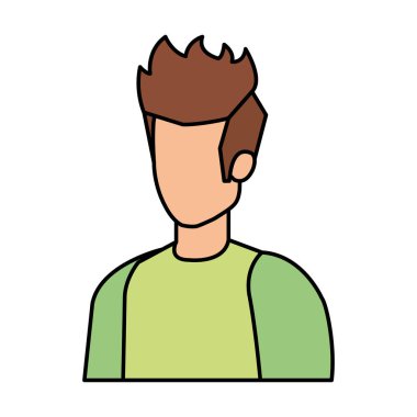 genç adam avatar karakter