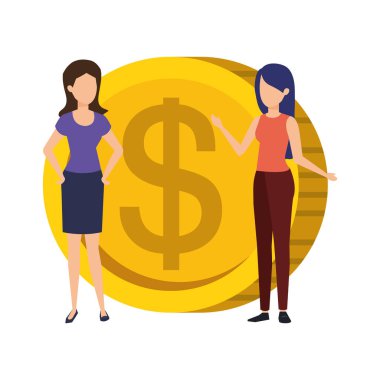 iş kişi ile para para