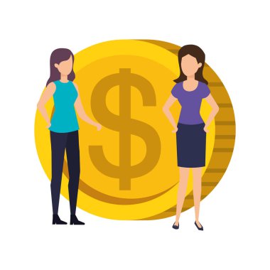 iş kişi ile para para