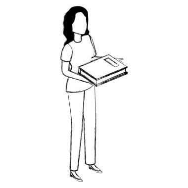 ders kitapları kadınla