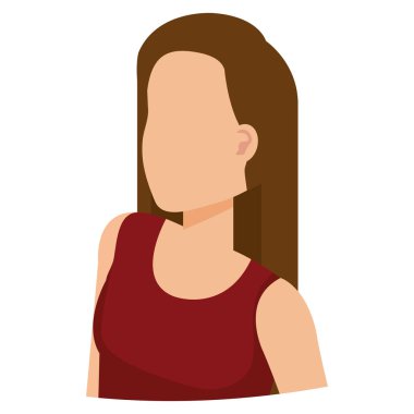 güzel ve genç kadın karakter