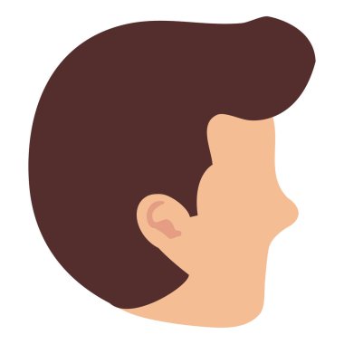 genç adam baş avatar karakter