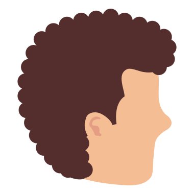 genç adam baş avatar karakter