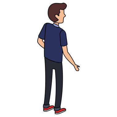 genç adam avatar karakter