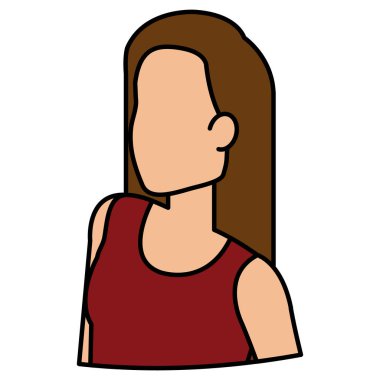 güzel ve genç kadın karakter