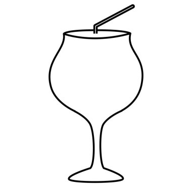 Saman ile kokteyl Kupası