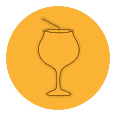 Saman ile kokteyl Kupası