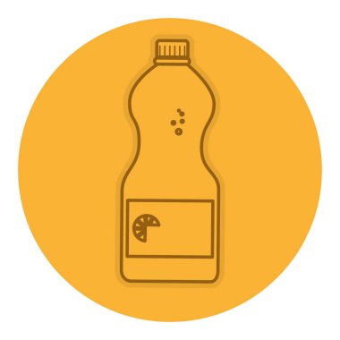 su şişesi izole simgesi