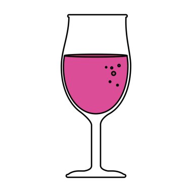 şarap fincan izole simgesi