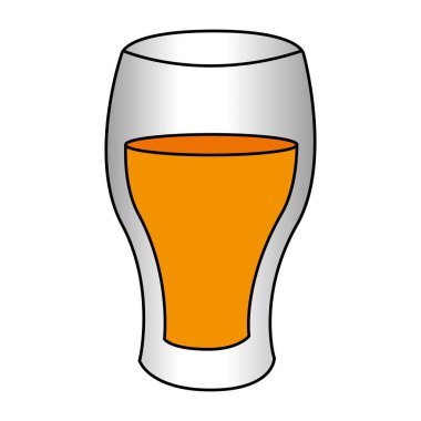 bira Kupası izole simgesi