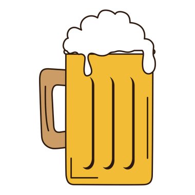 bira kavanoz izole simgesi