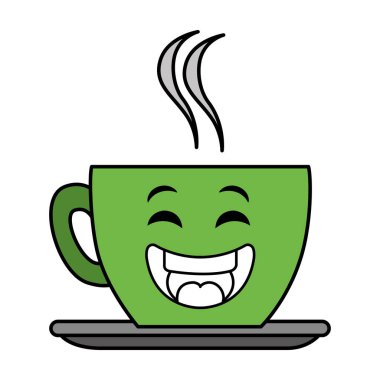 Kahve Kupası kawaii karakter