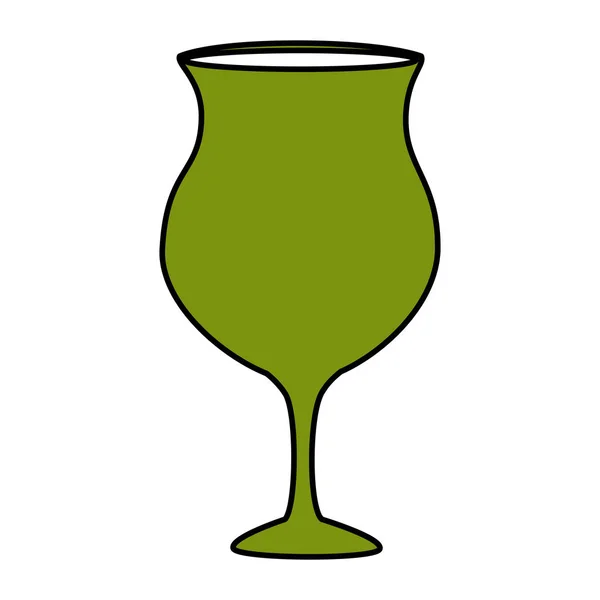 葡萄酒杯孤立的图标 — 图库矢量图片
