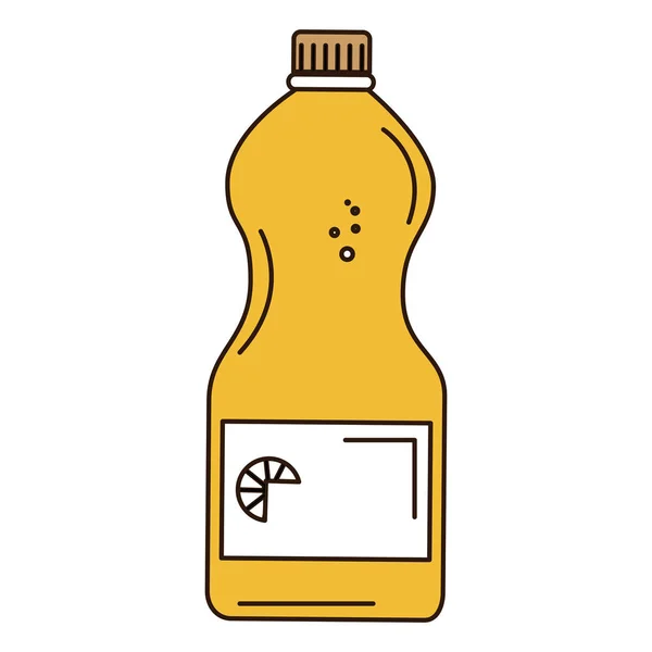 Pivní láhev izolované ikona — Stockový vektor