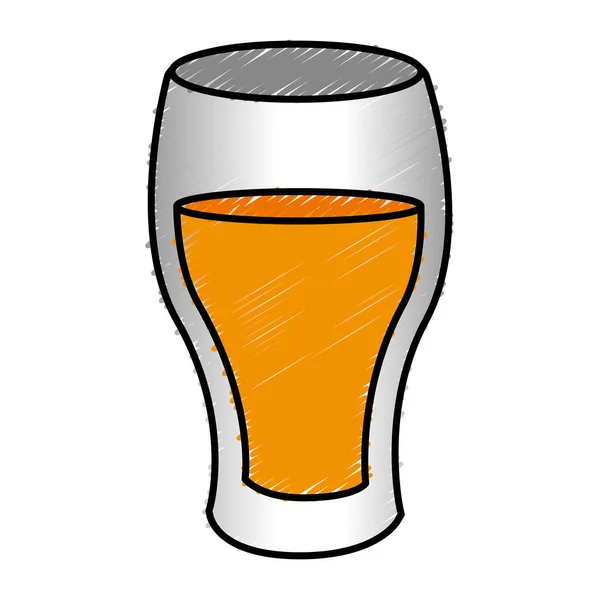 Bierbecher Isoliert Symbol Vektor Illustration Design — Stockvektor