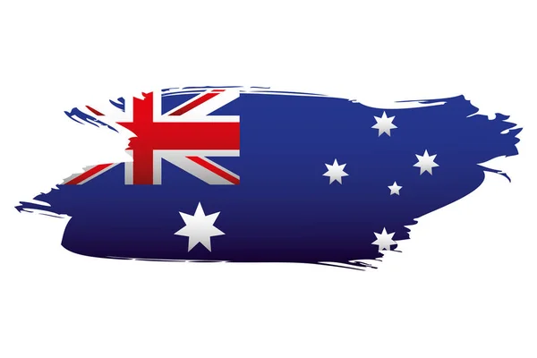 Felice giorno australia — Vettoriale Stock