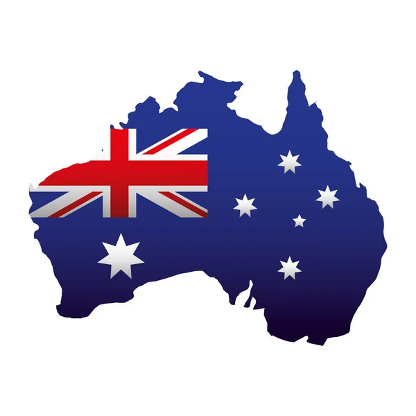Felice giorno australia — Vettoriale Stock