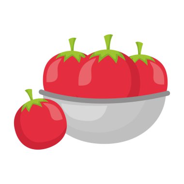 domates sağlıklı gıda ile kase