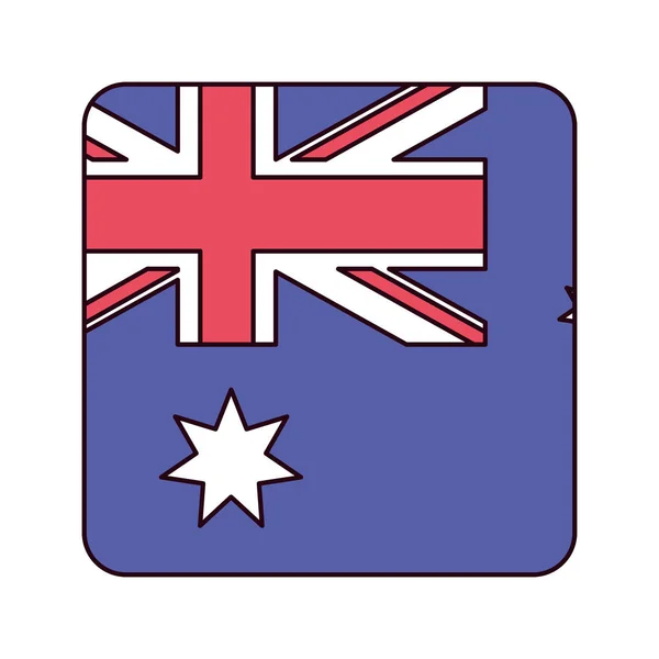 Feliz día australia — Vector de stock