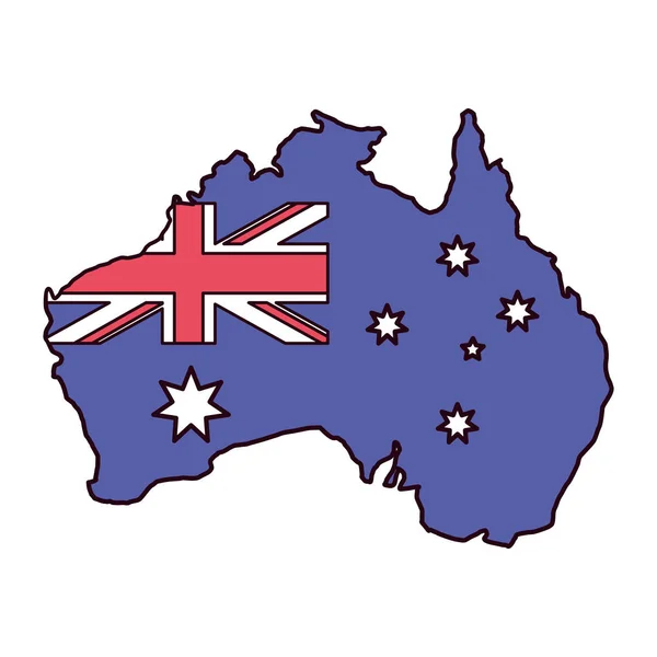 Šťastný Austrálie den — Stockový vektor