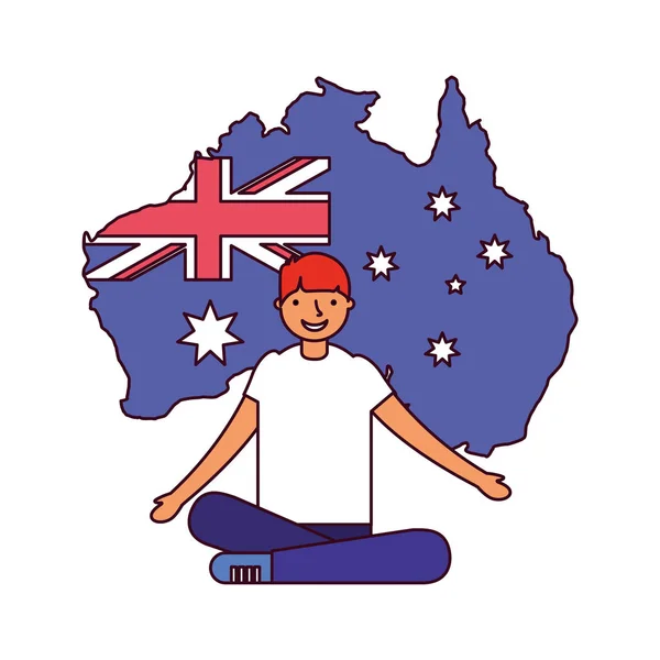 Gelukkig Australia Day — Stockvector