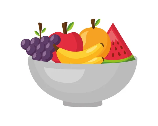 Aliments sains frais — Image vectorielle