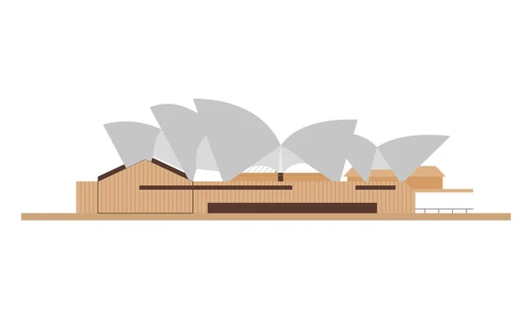 Australie architecture historique — Image vectorielle